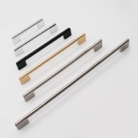 Characteristic Classic Chrome 320mm Office Cabinet Kitchen Furniture Handles Brass Wardrobe Metal Pull Handles